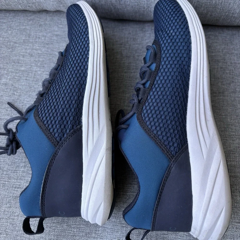 Vionic Christina Podiatrist Designed Mesh Lace-up Sneakers Navy‎ Blue Sz 8